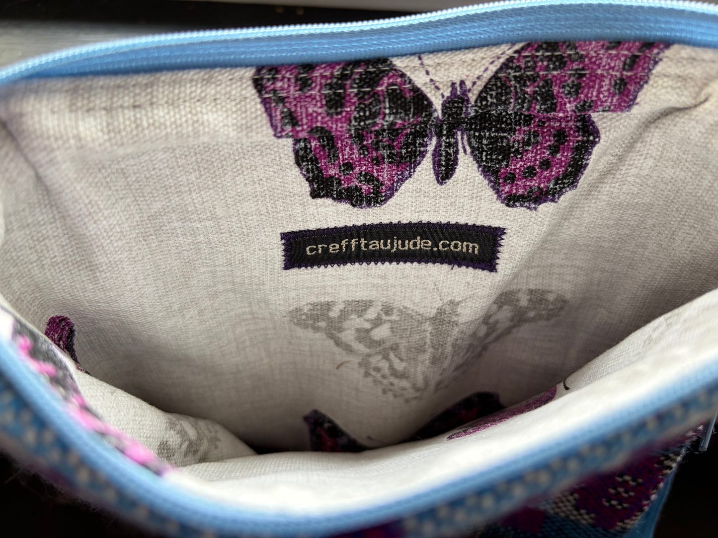 Welsh wool tapestry crossbody bag