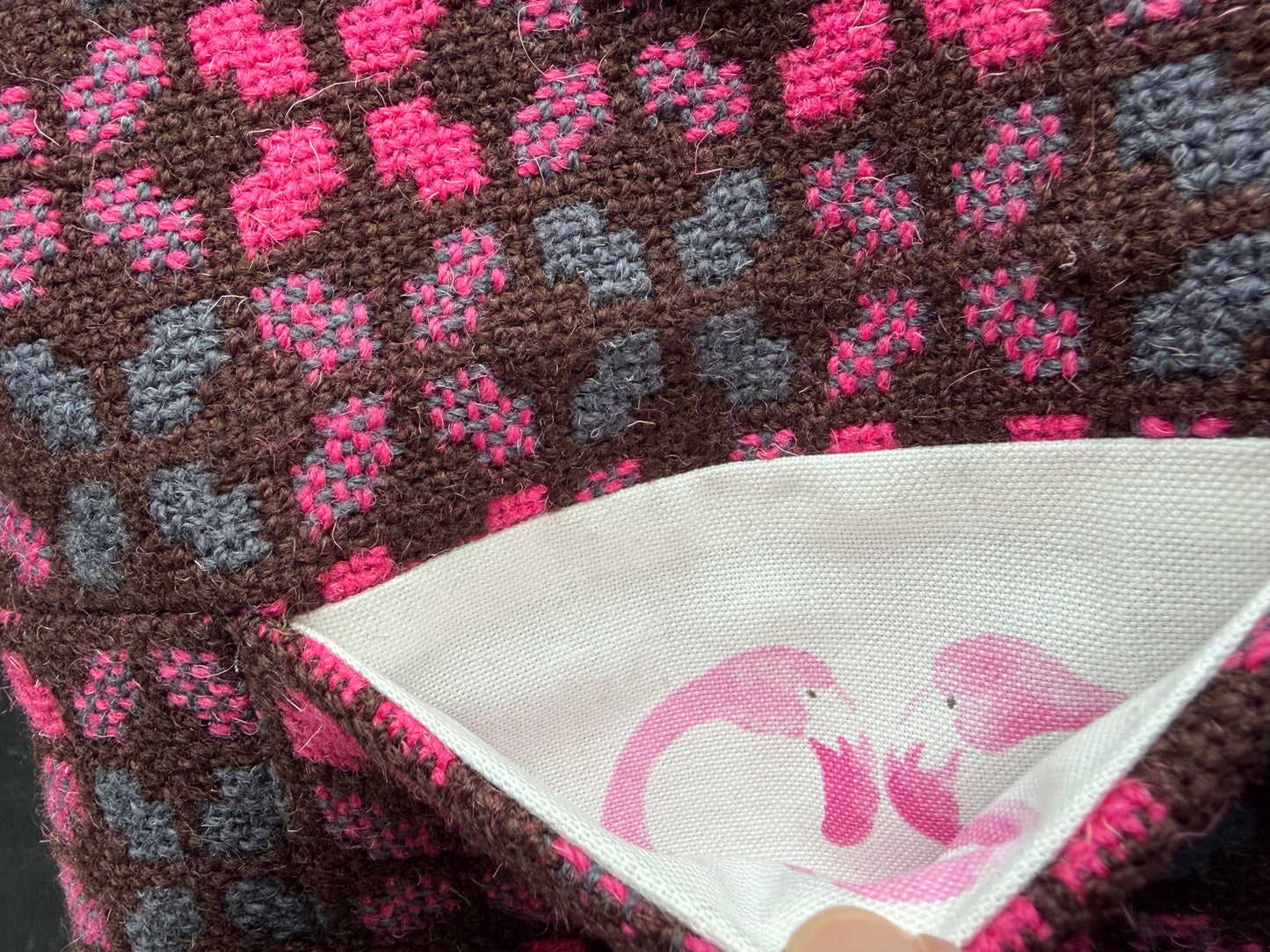Welsh wool tapestry crossbody bag