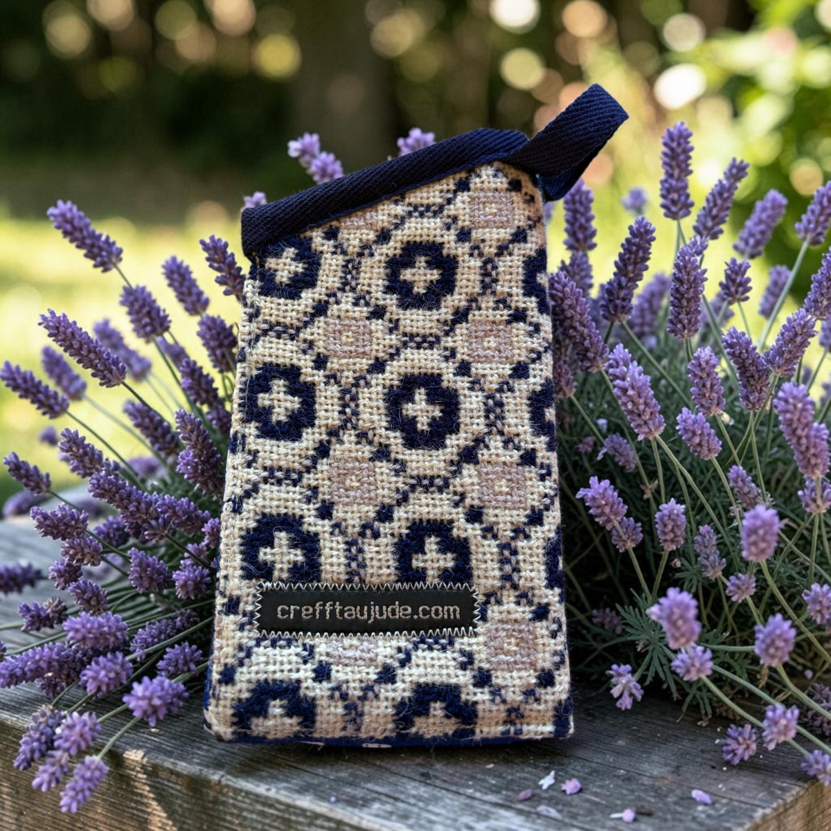 Welsh tapestry glasses case