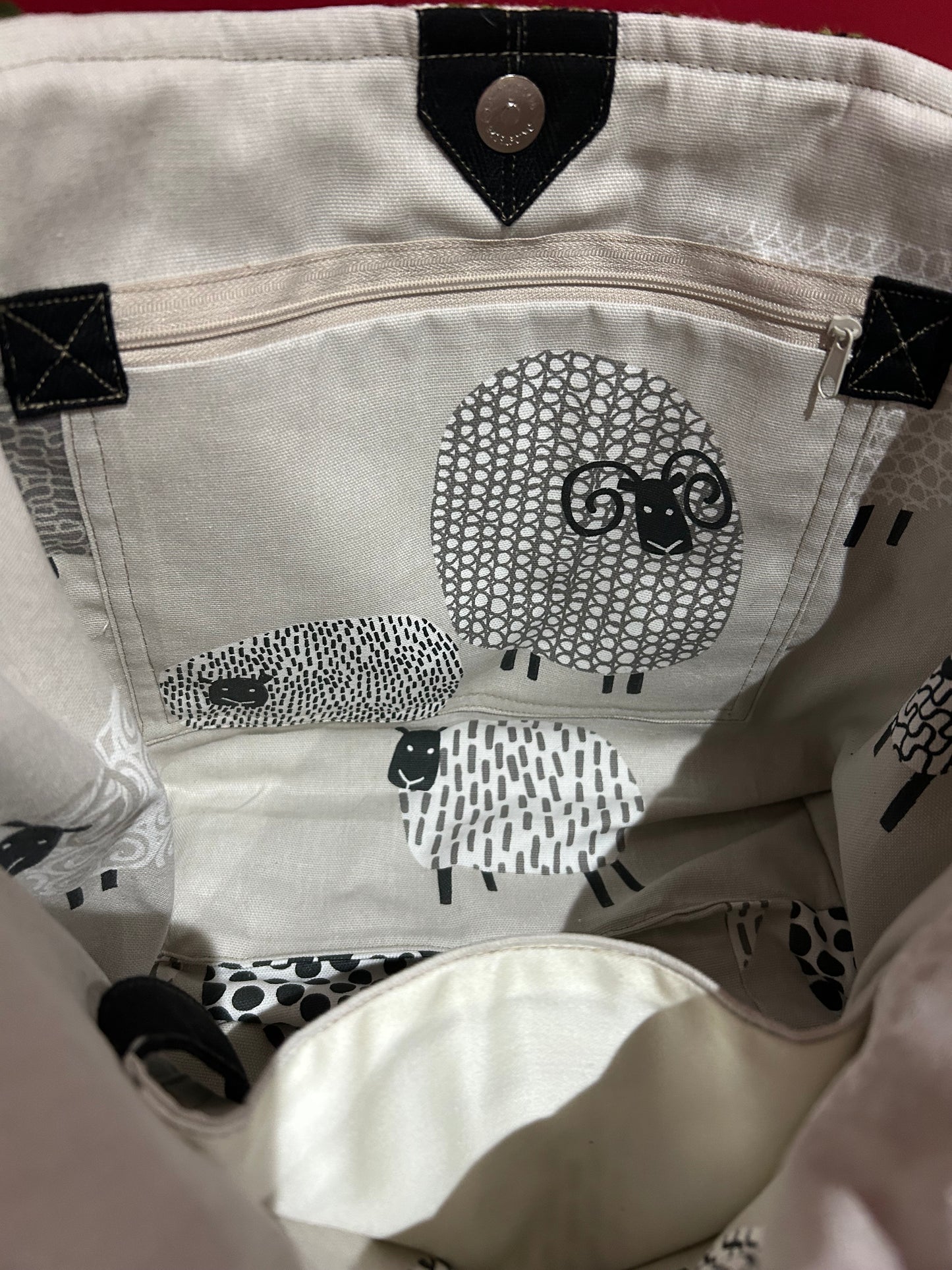Artisan Welsh tapestry Shopper tote bag
