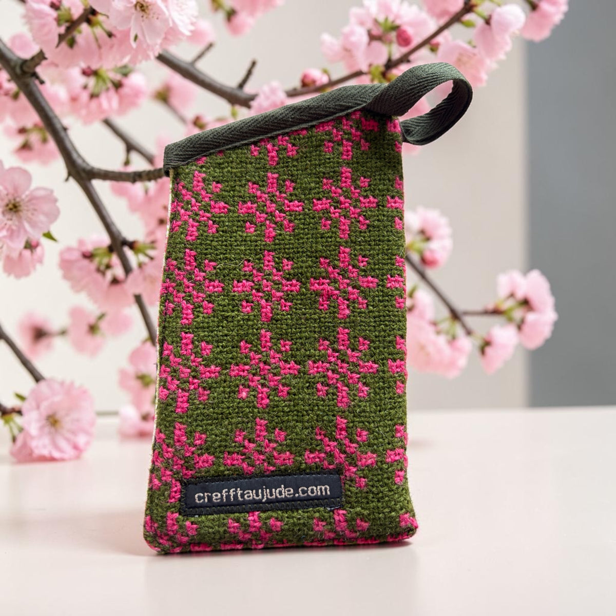 Welsh tapestry glasses case