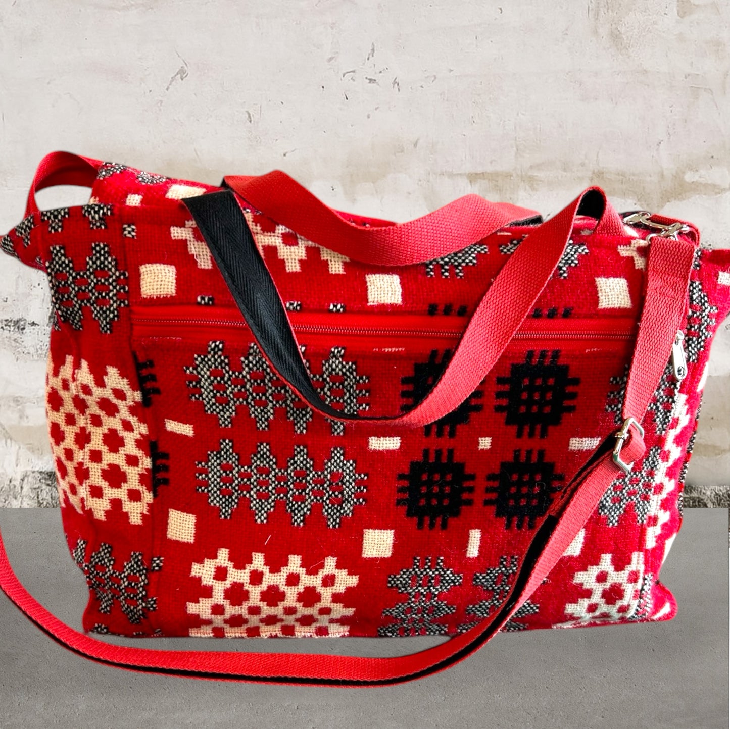 Large tapestry handbag