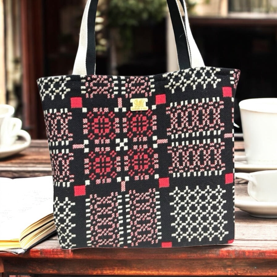 Welsh tapestry Shopper tote bag