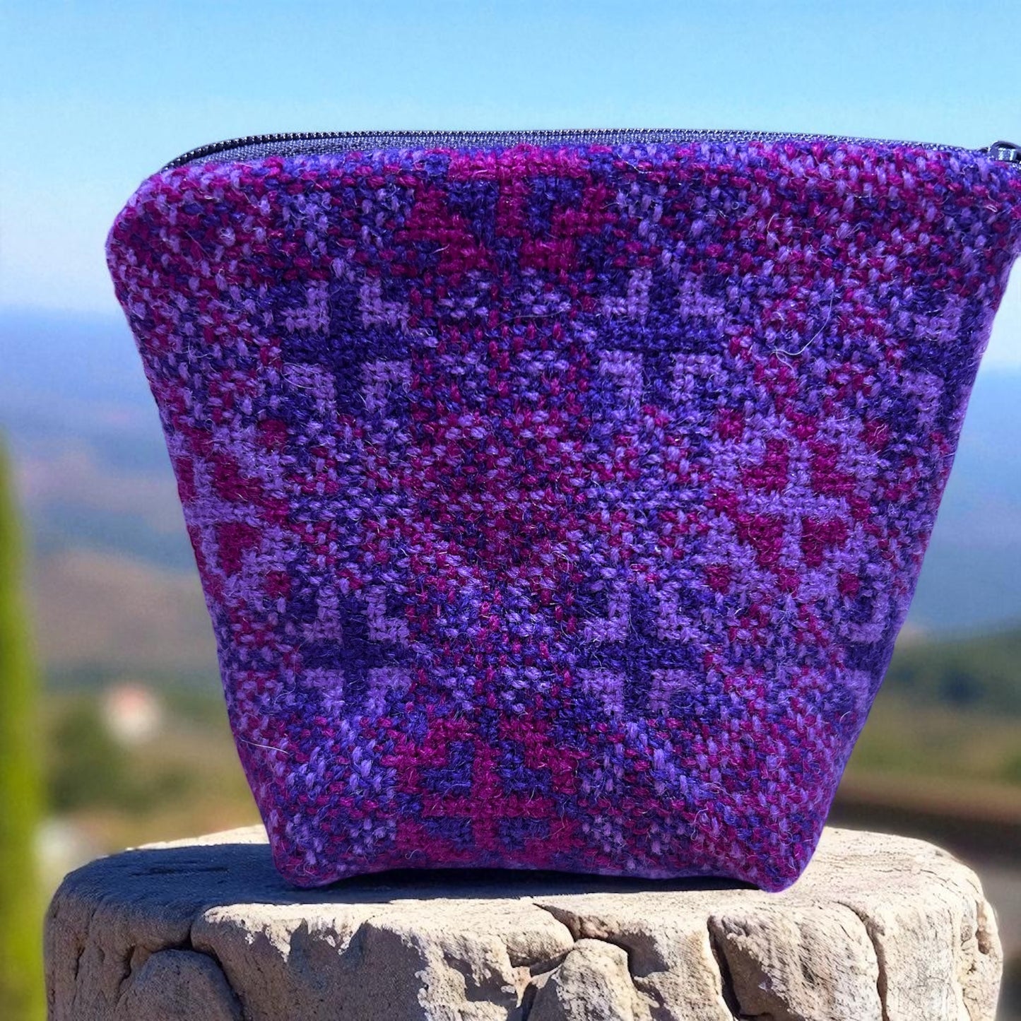 Welsh tapestry make up bag