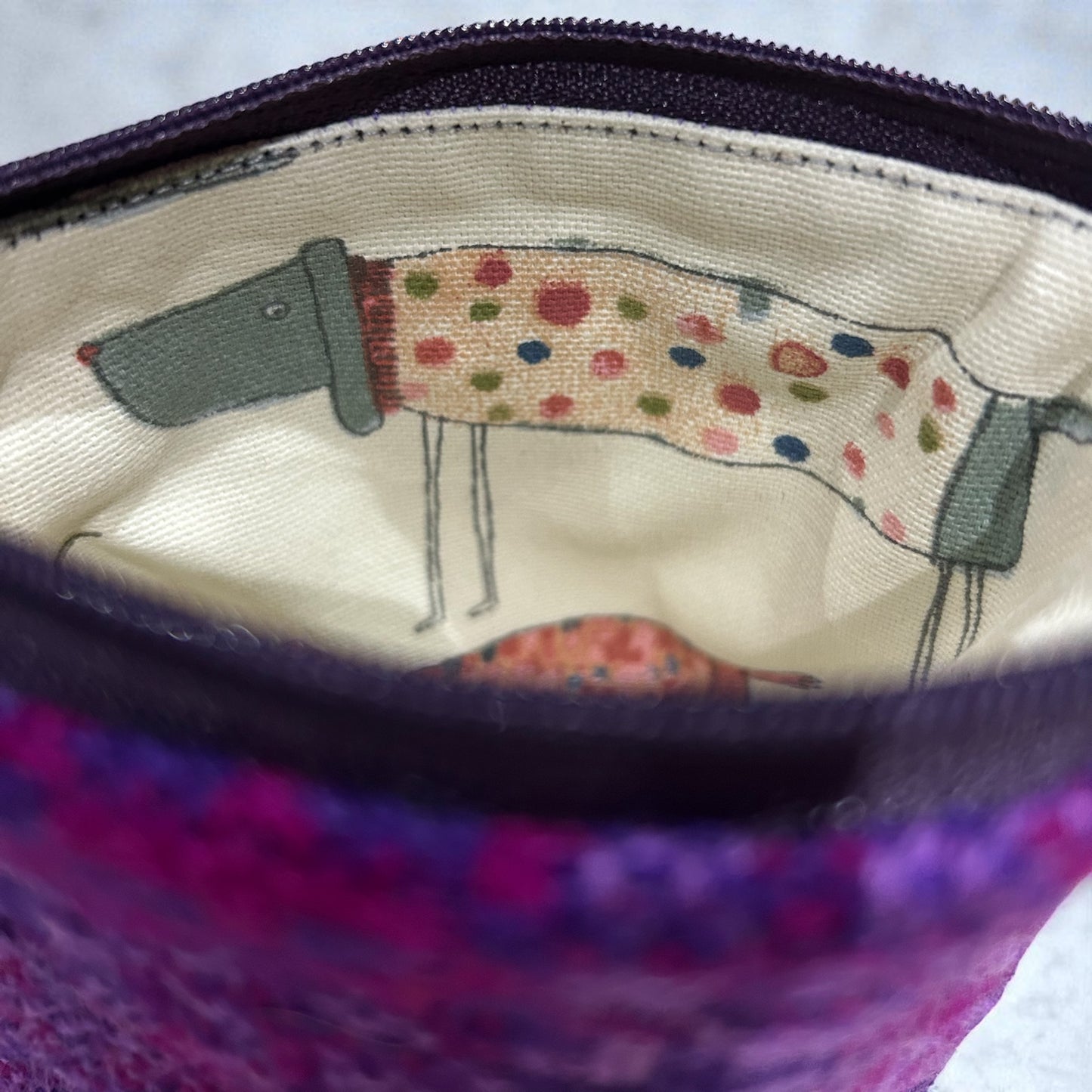 Welsh tapestry make up bag