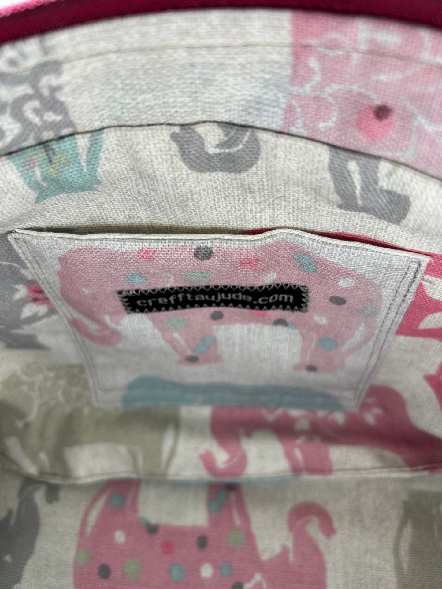 Upcycled wool mix baguette handbag