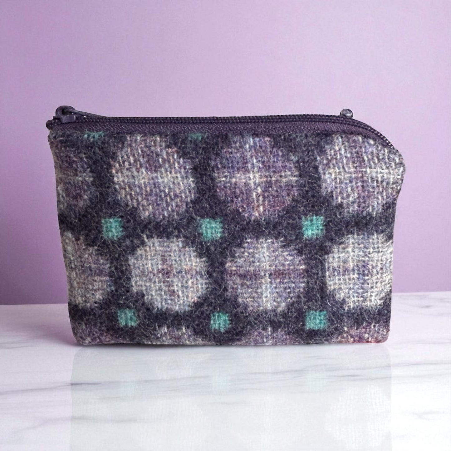 Wool coin /credit card purse