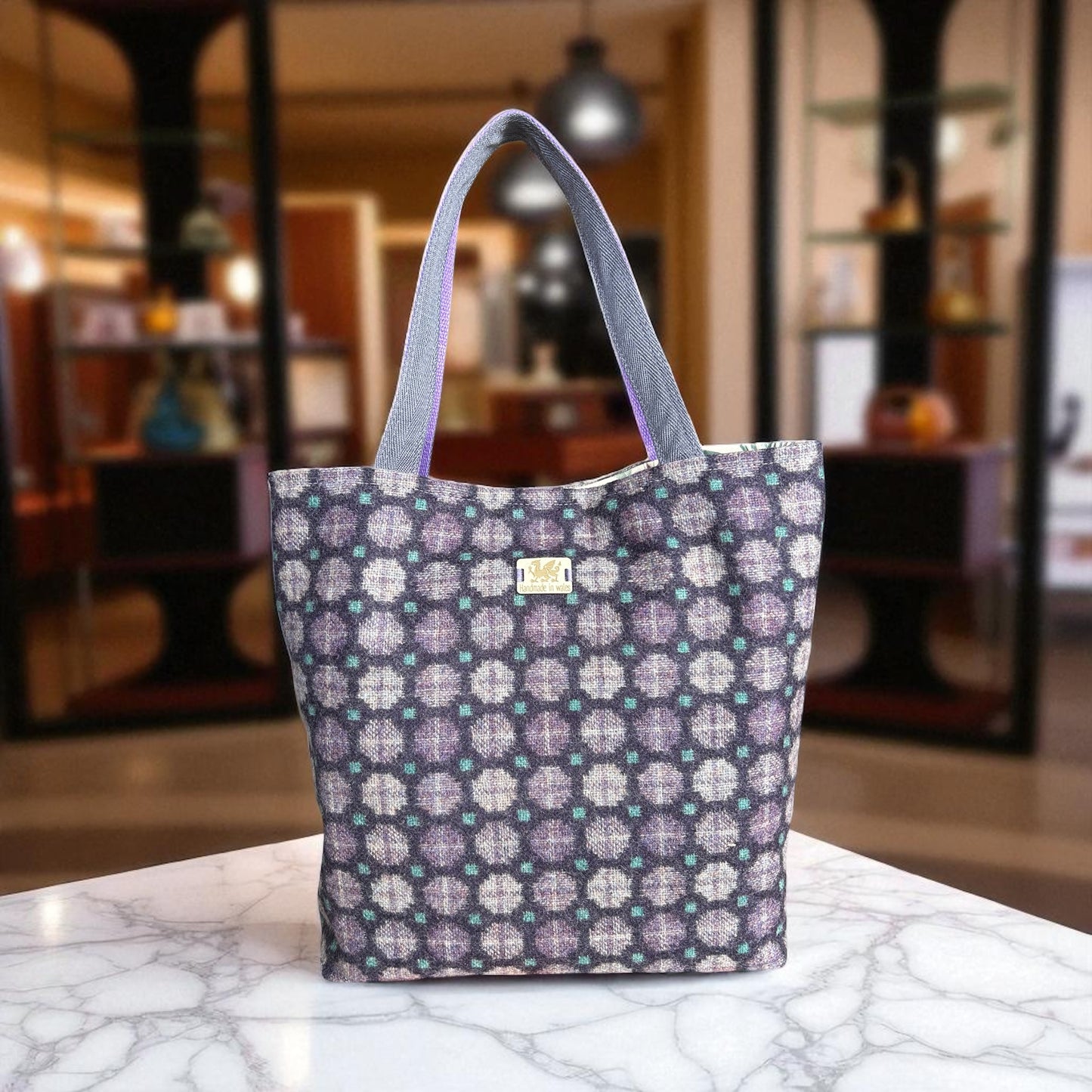 Handmade Wool tote bag