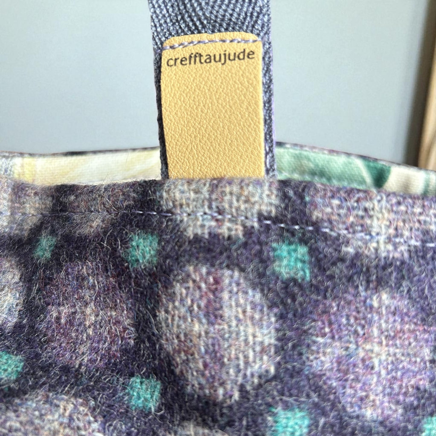 Handmade Wool tote bag