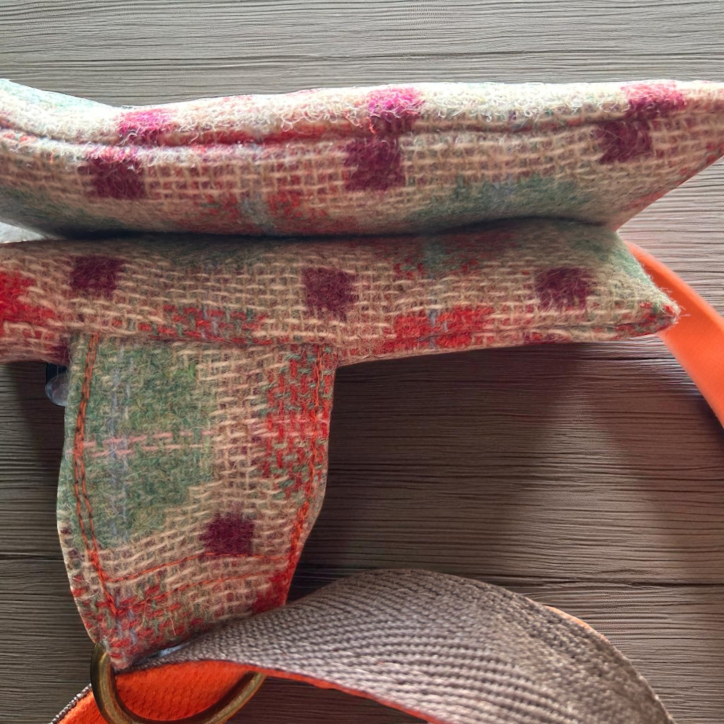Small Crossbody bag, double pouched with zip pocket