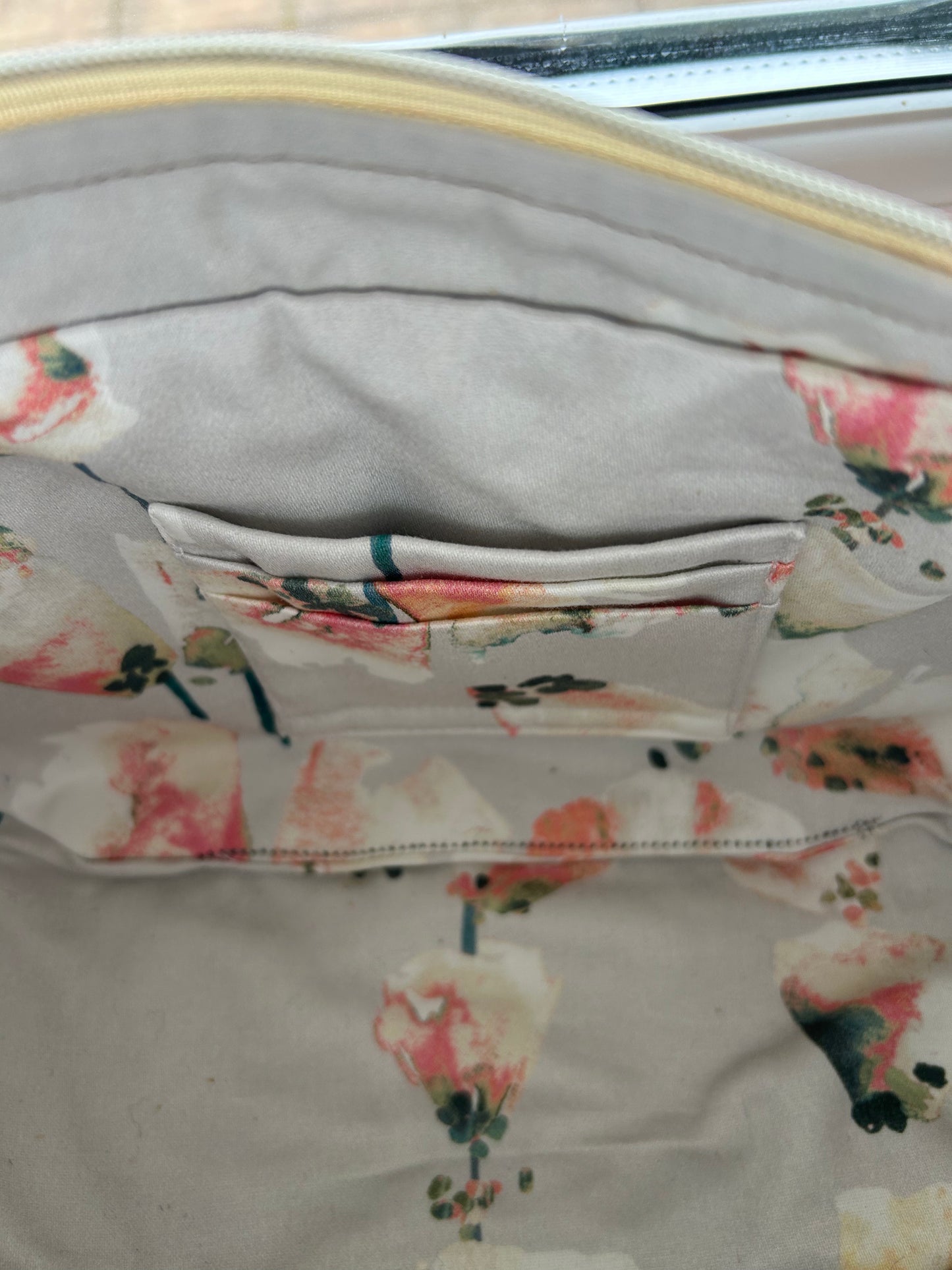 Wool and Real leather Baguette handbag