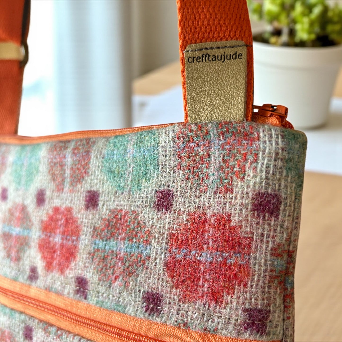 Handmade Wool Crossbody bag