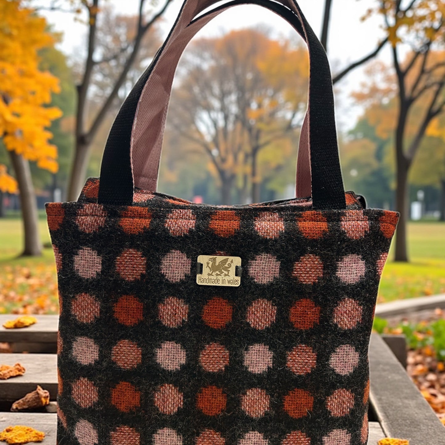 Wool handbag