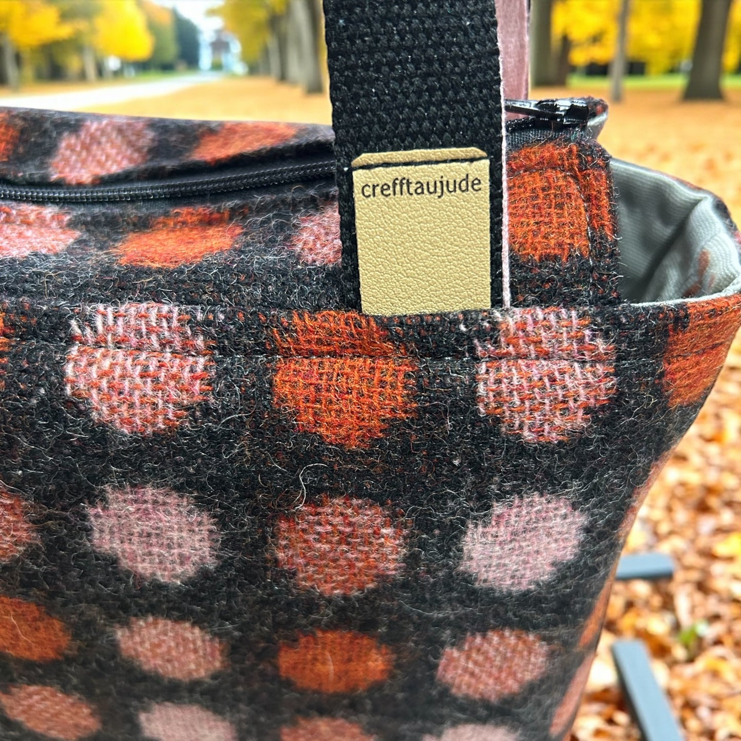 Wool handbag