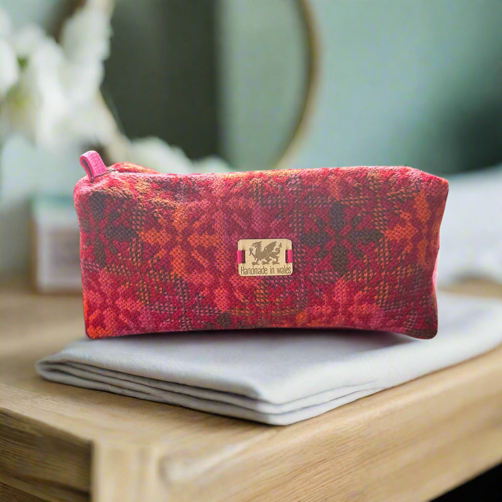 Welsh tapestry Makeup bag