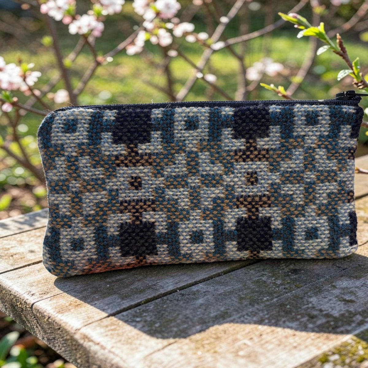 Welsh tapestry zipped glasses case