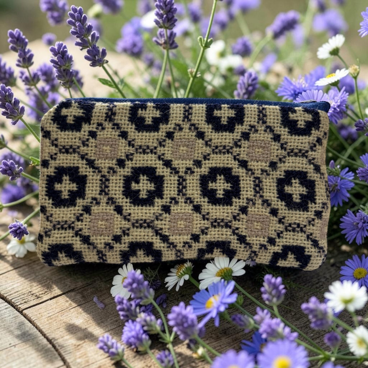 Welsh tapestry zipped glasses case