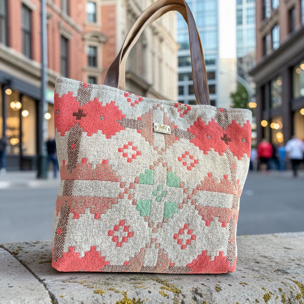 Welsh tapestry Teifi tote