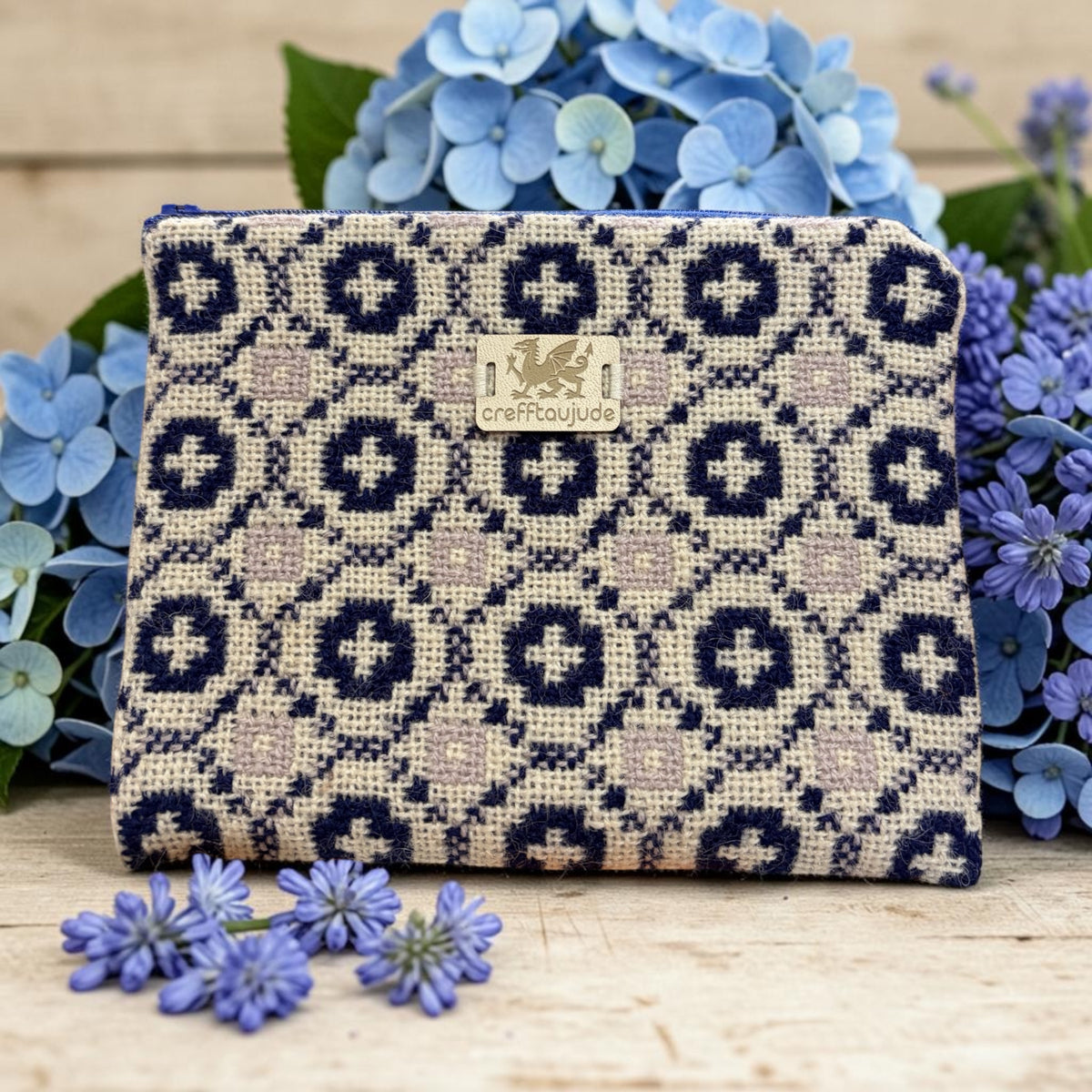 Welsh tapestry large purse