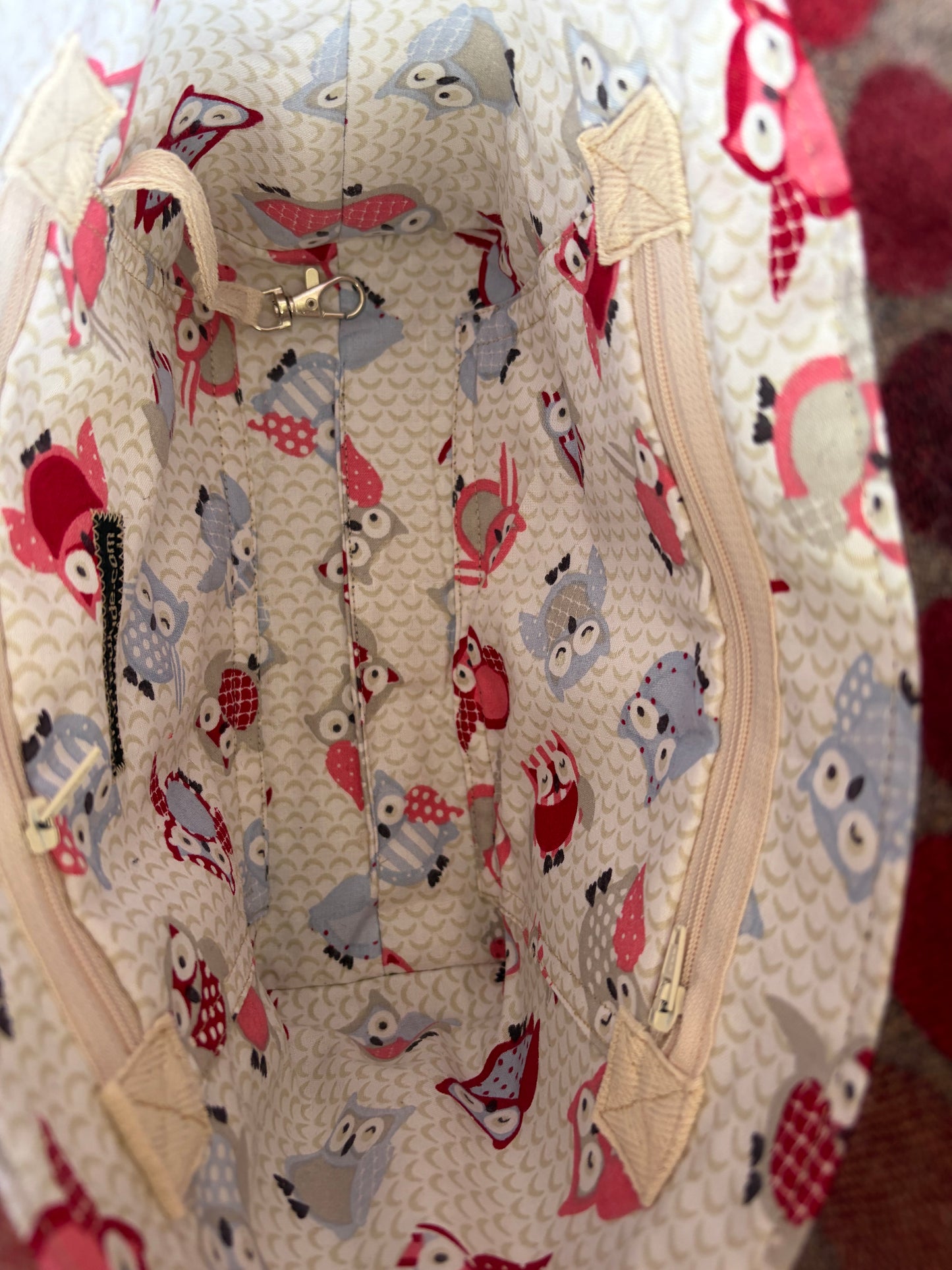 Handcrafted wool handbag