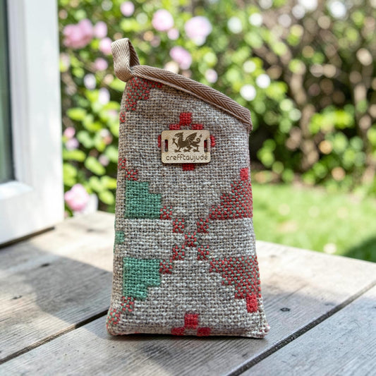 Welsh tapestry glasses case