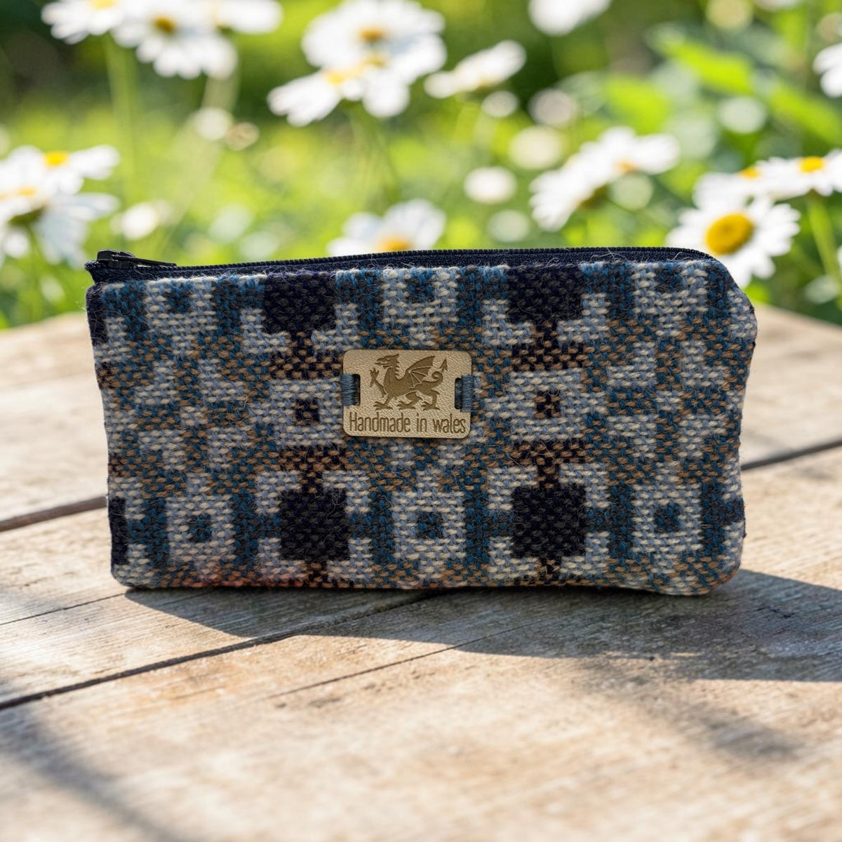 Welsh tapestry zipped glasses case