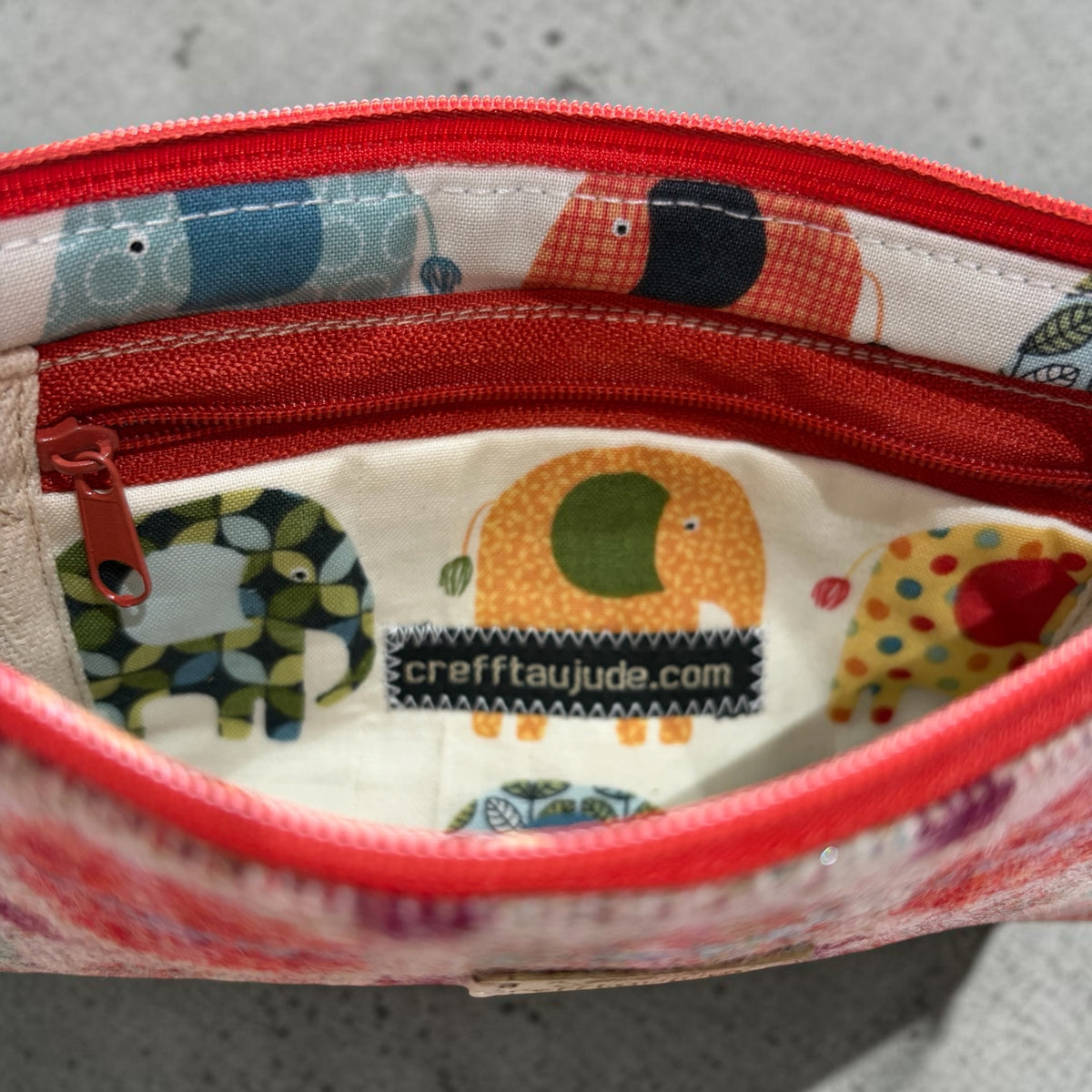 Upcycled wool wallet