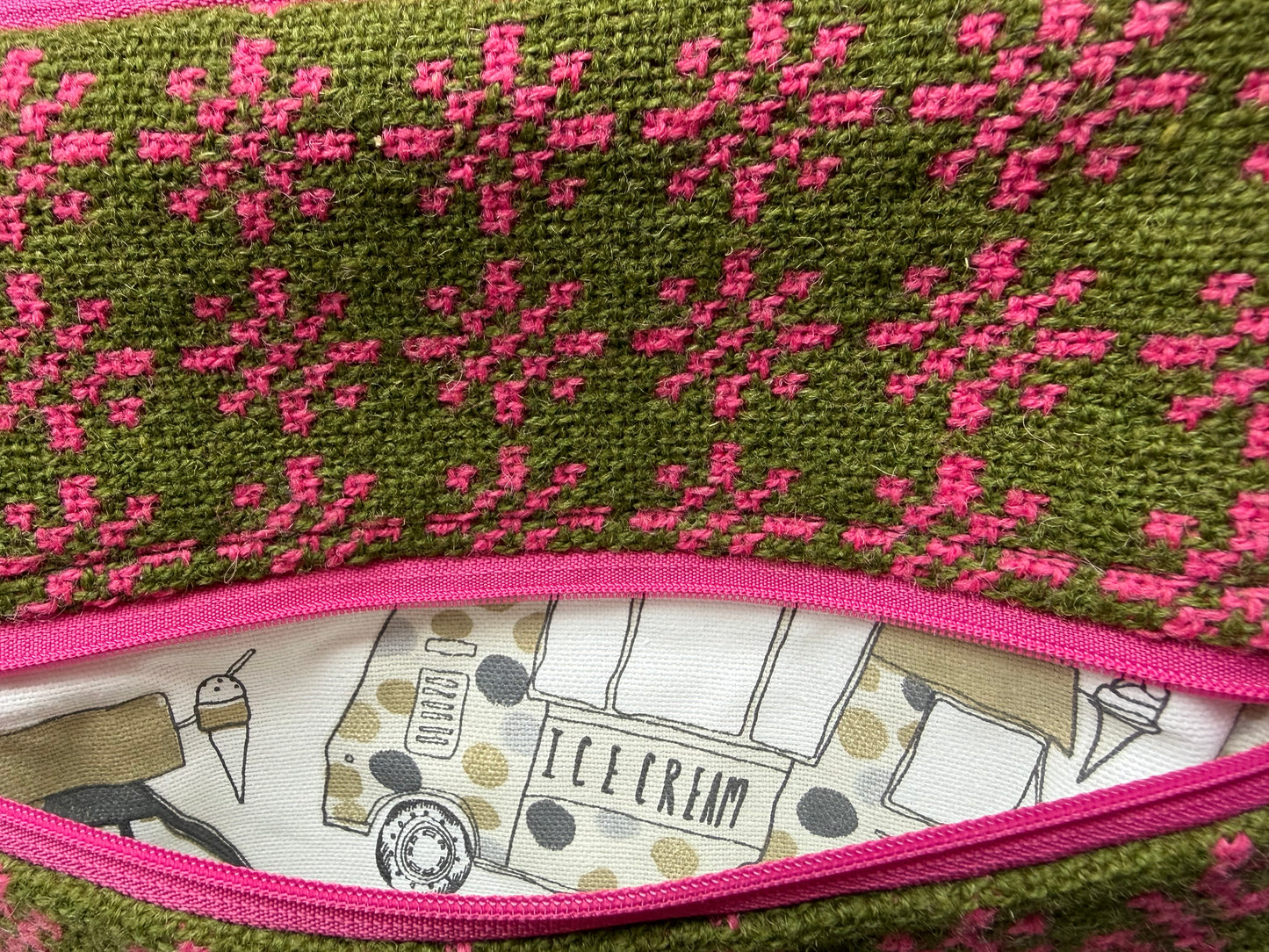 Welsh wool tapestry crossbody handbag