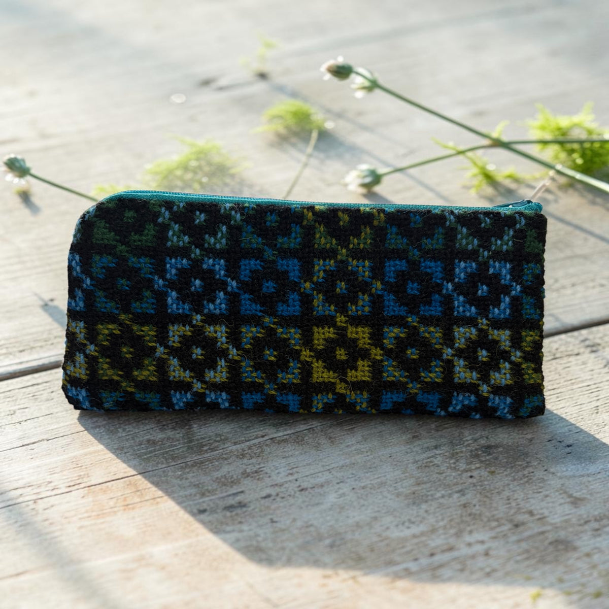 Welsh tapestry zipped glasses case