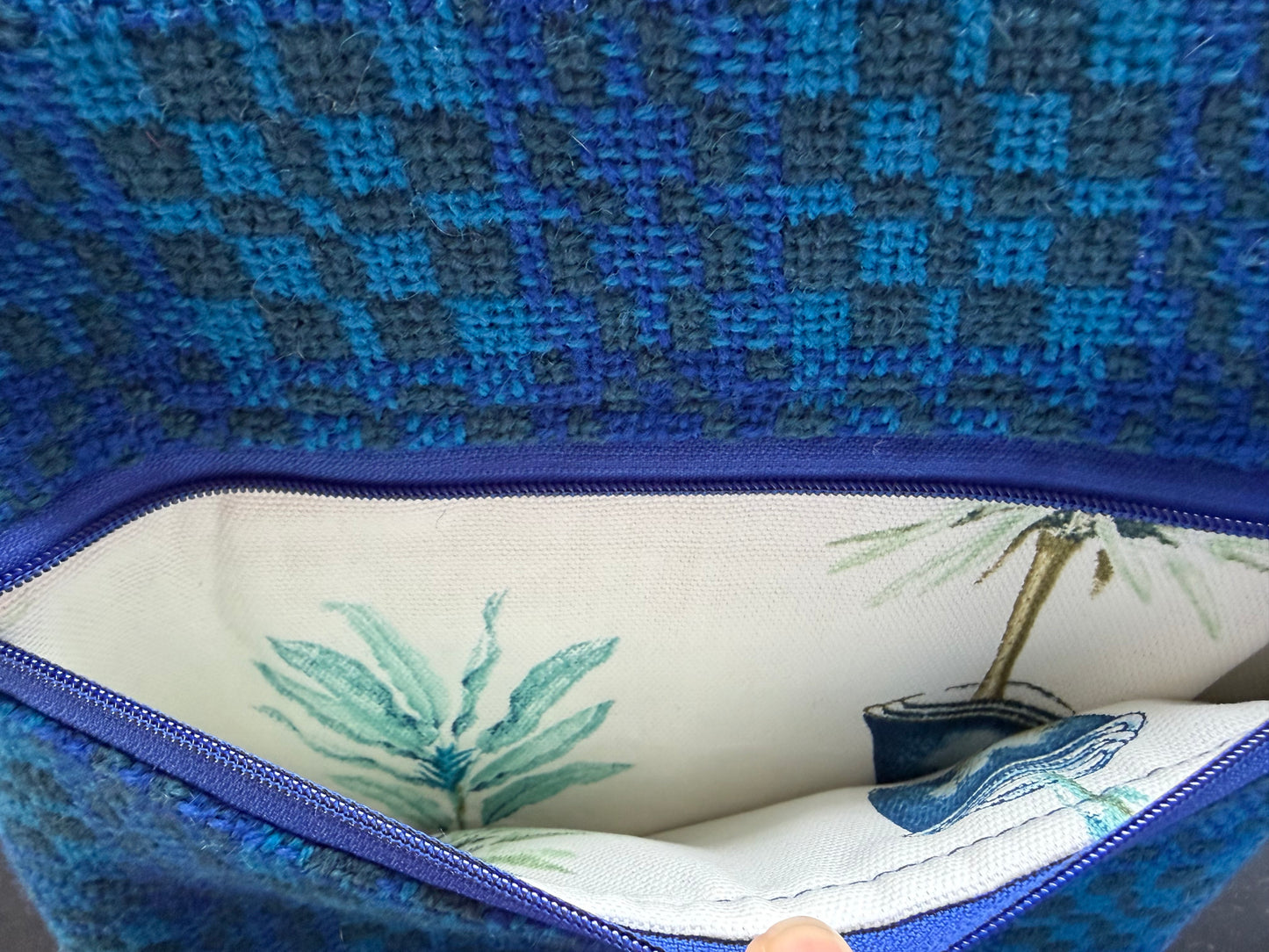 Welsh wool tapestry crossbody bag