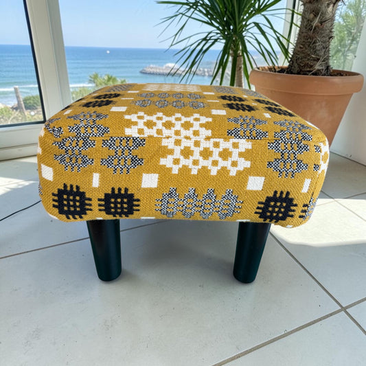 Welsh tapestry footstool