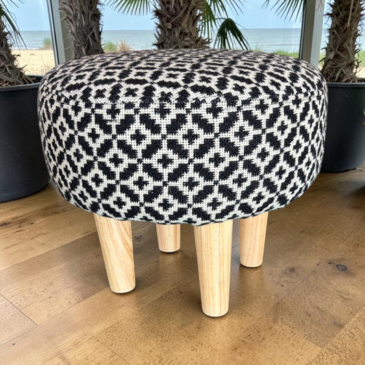 Welsh tapestry footstool