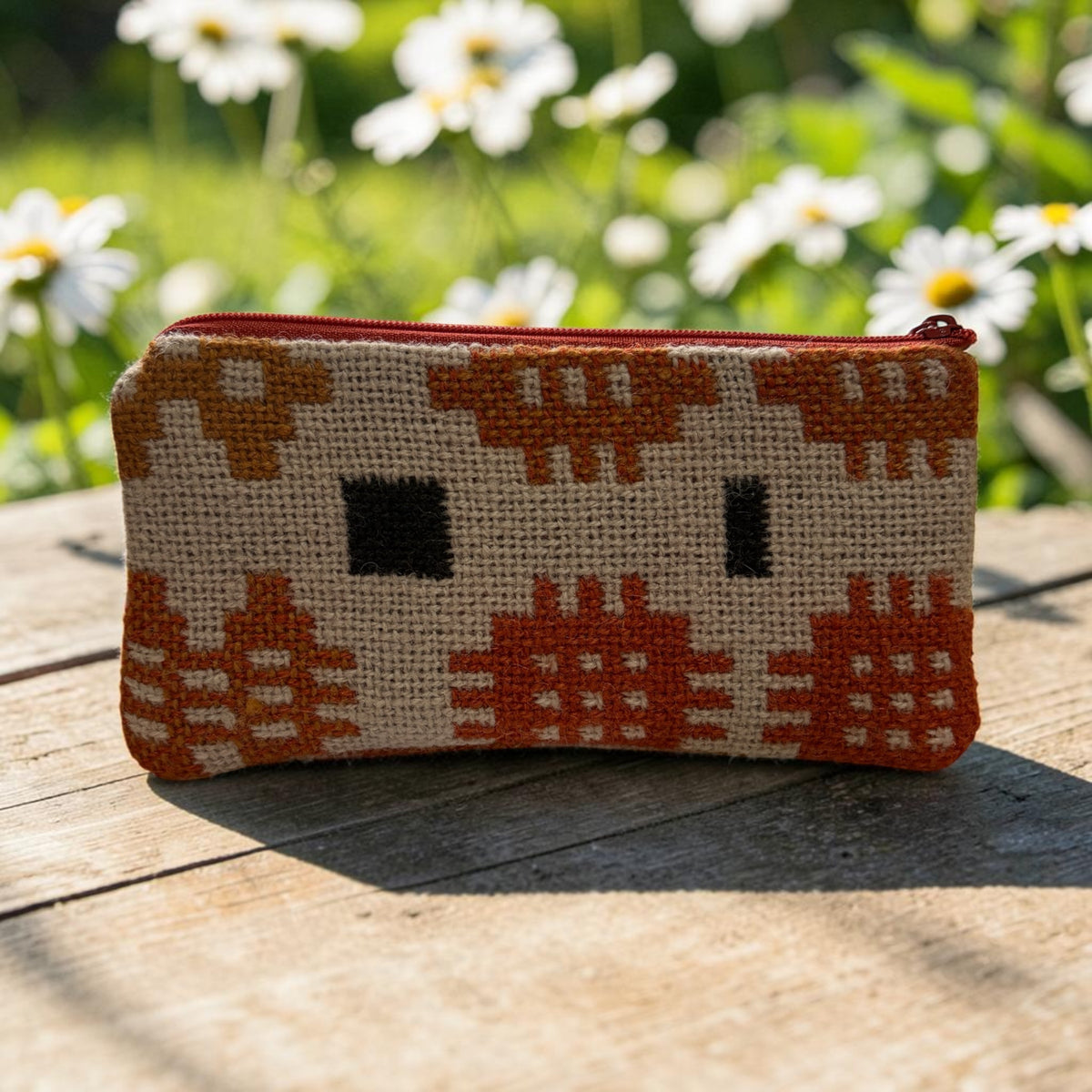 Welsh tapestry zipped glasses case
