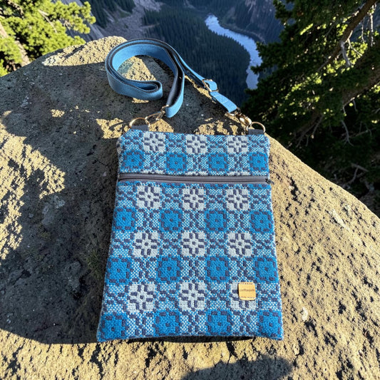 Welsh wool tapestry crossbody bag