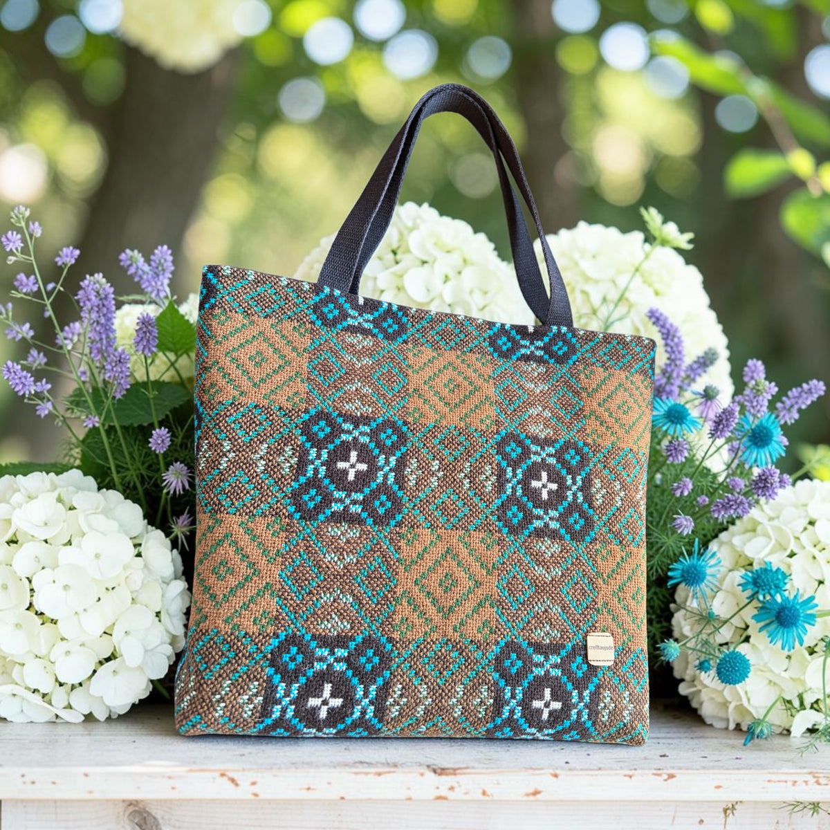 Welsh tapestry Teifi tote