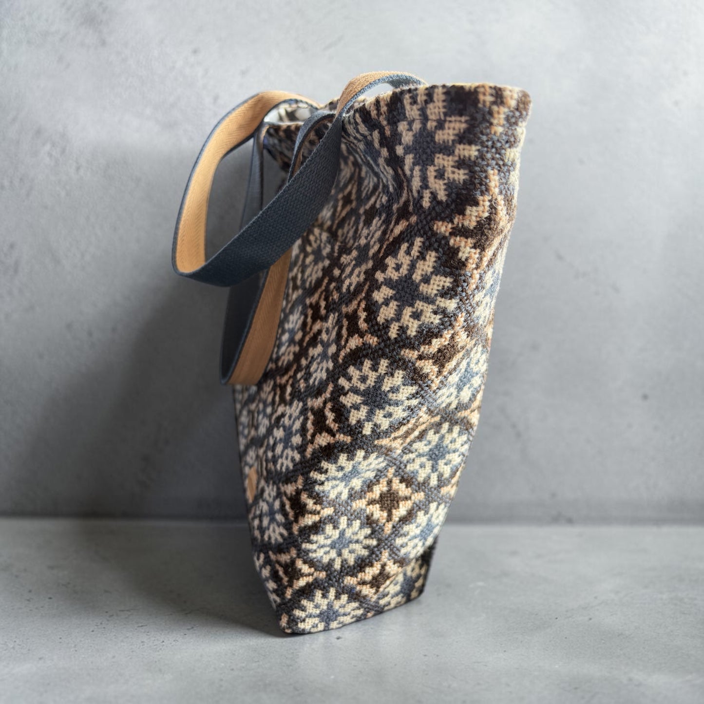 Welsh wool tapestry tote