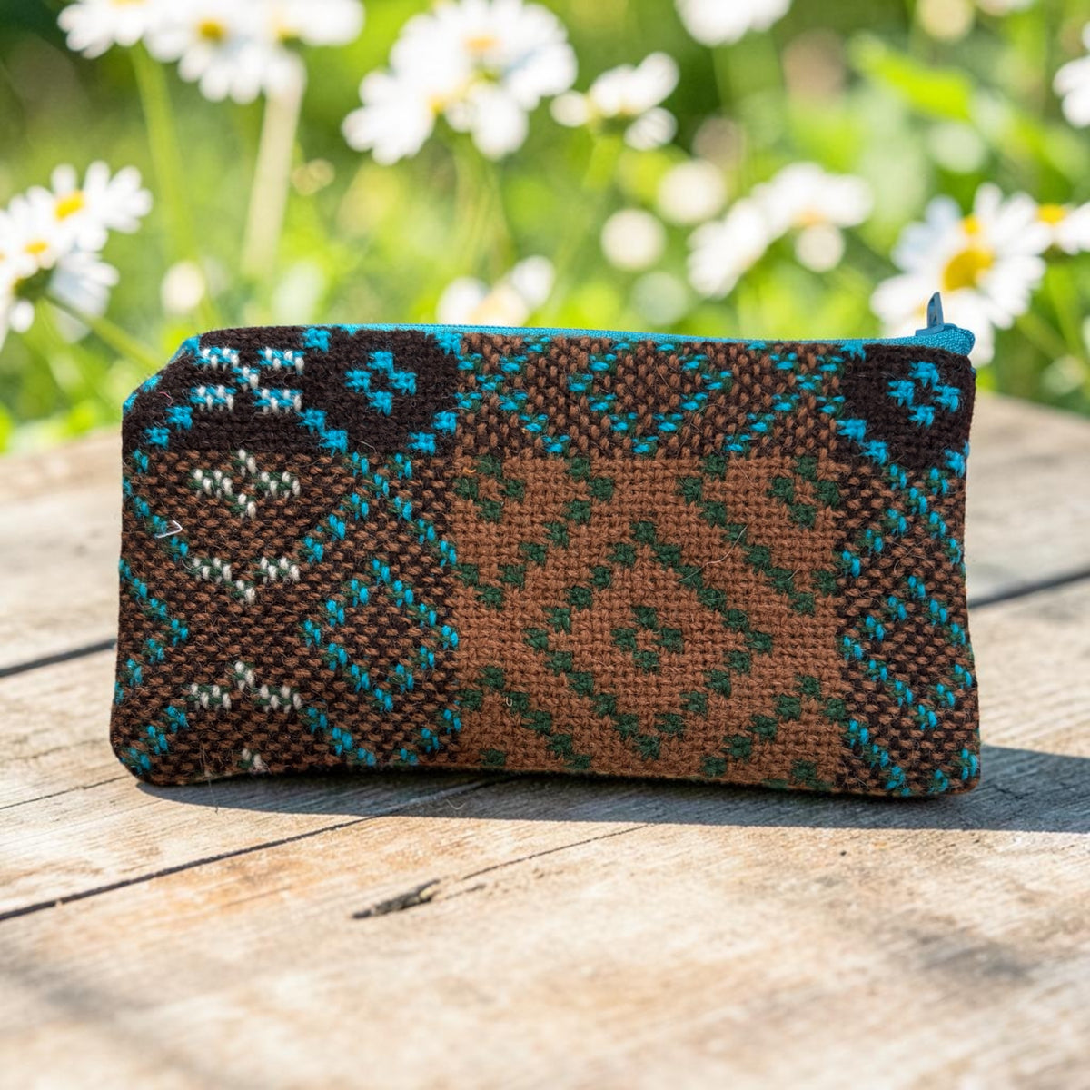 Welsh tapestry zipped glasses case