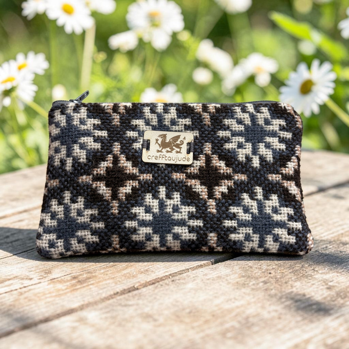 Welsh tapestry zipped glasses case
