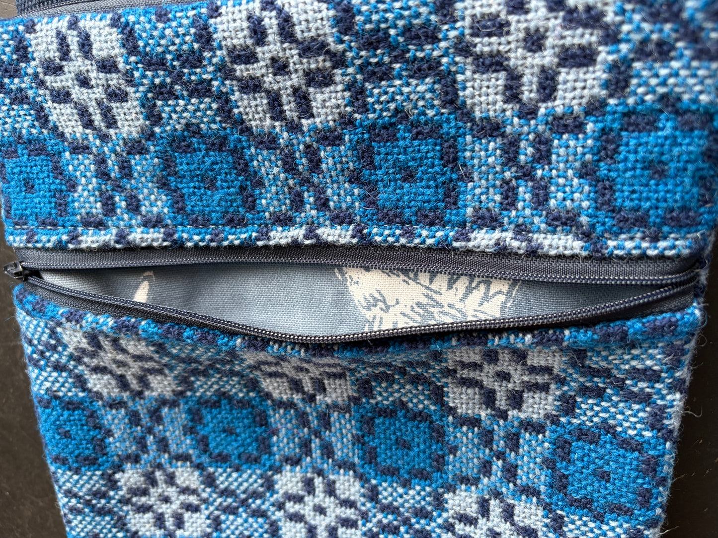Welsh wool tapestry crossbody bag