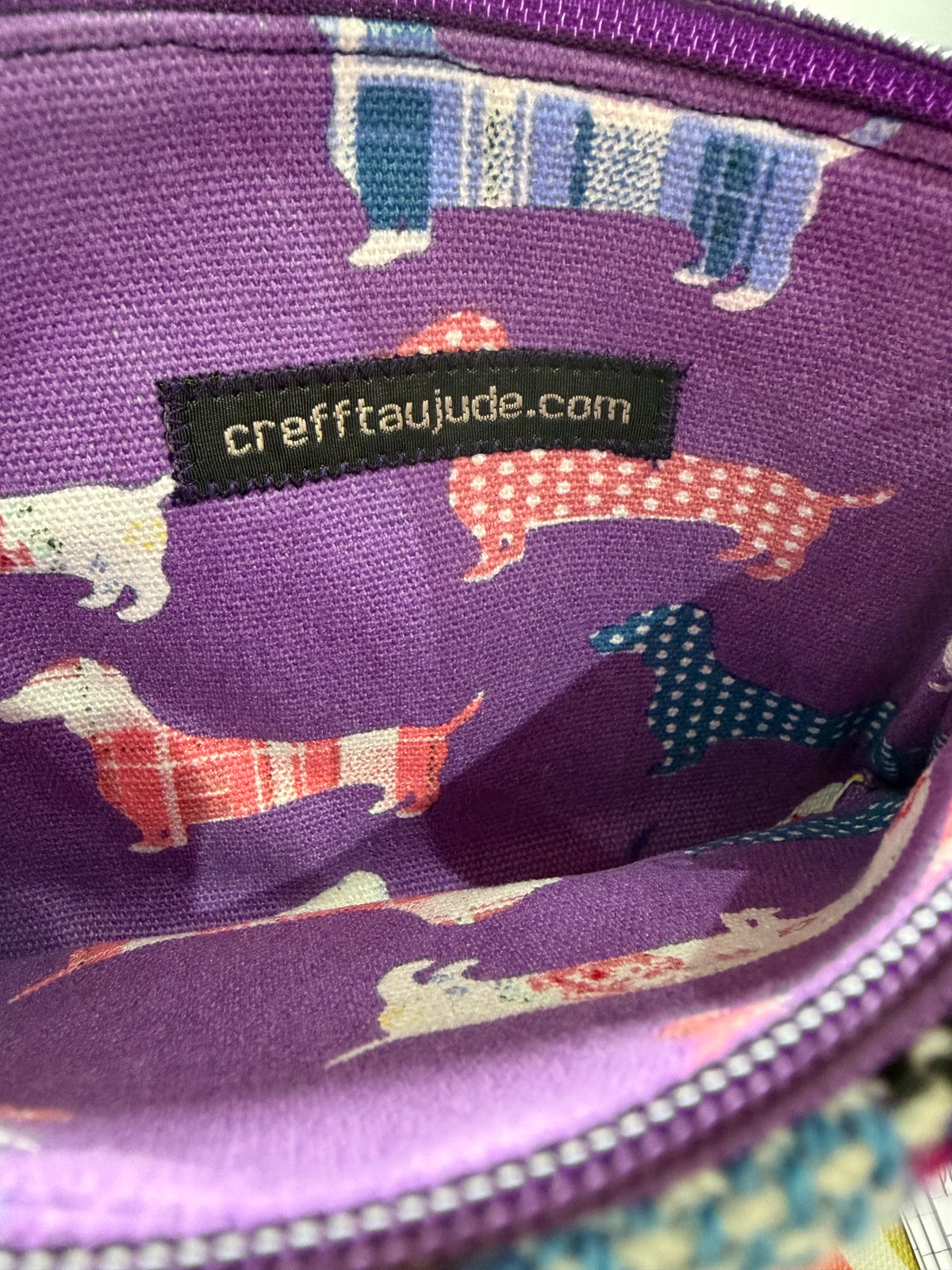 Welsh tapestry large purse