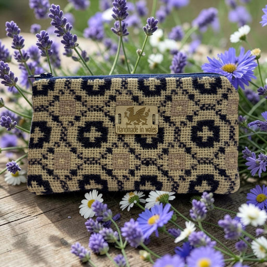 Welsh tapestry zipped glasses case