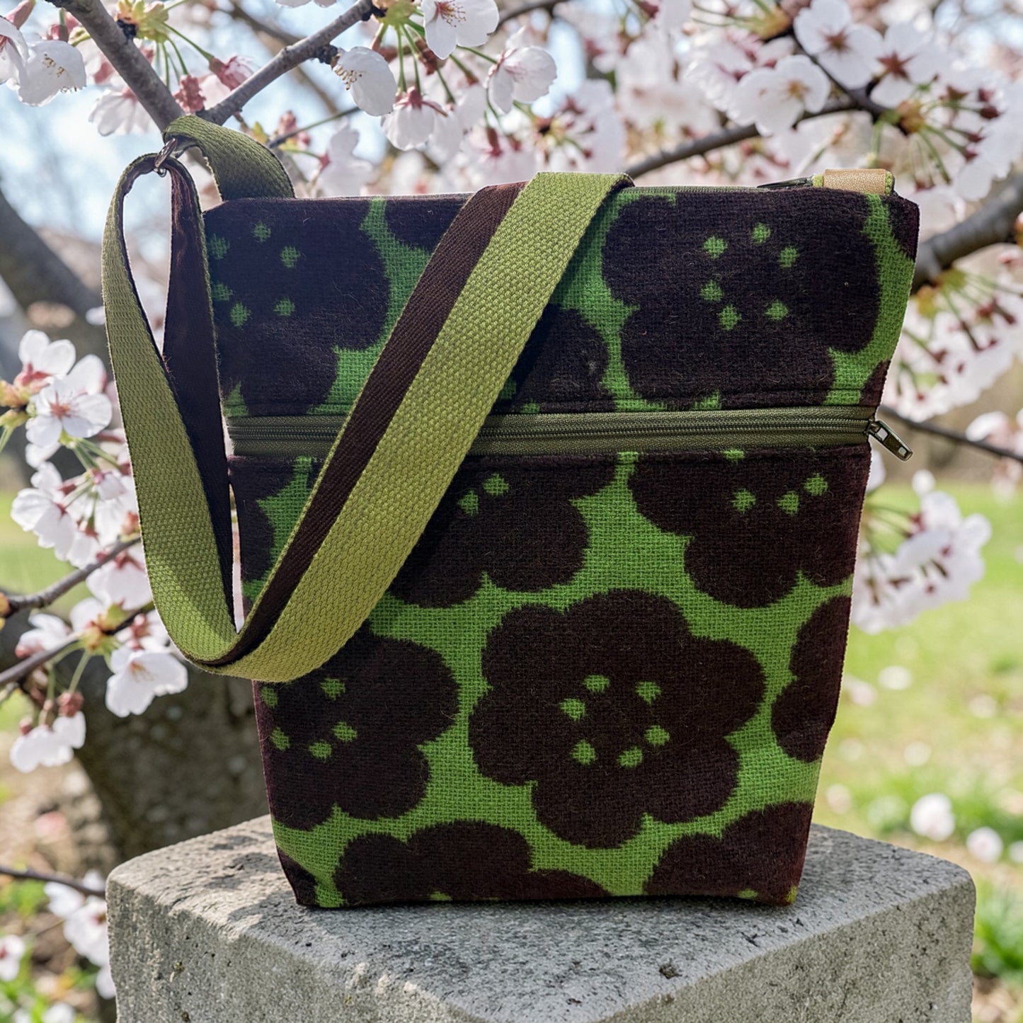 Wool crossbody