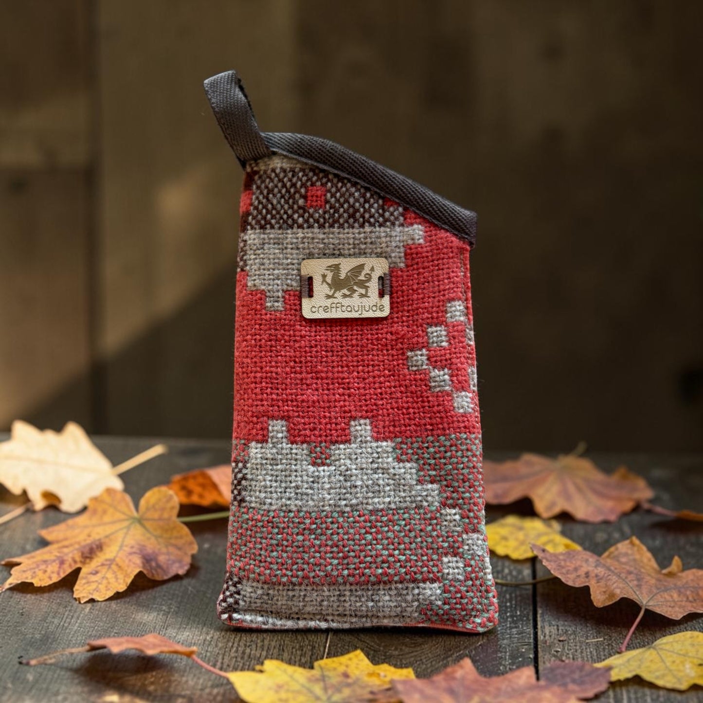 Welsh tapestry glasses case