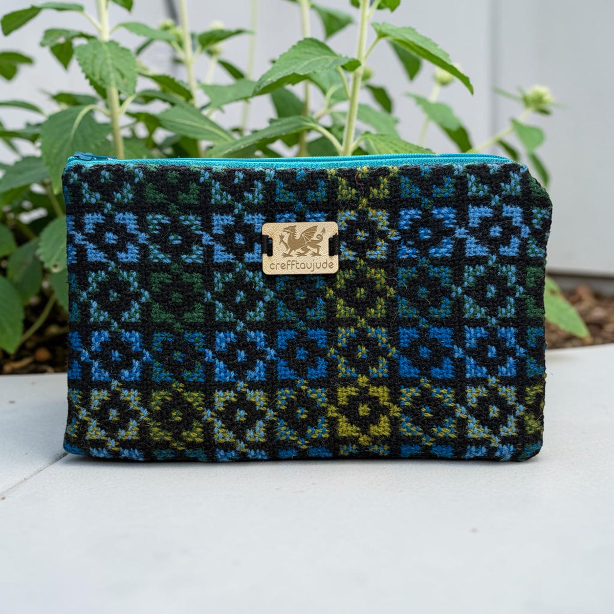 Welsh tapestry large purse
