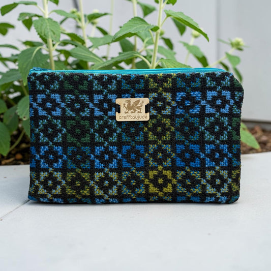 Welsh tapestry large purse