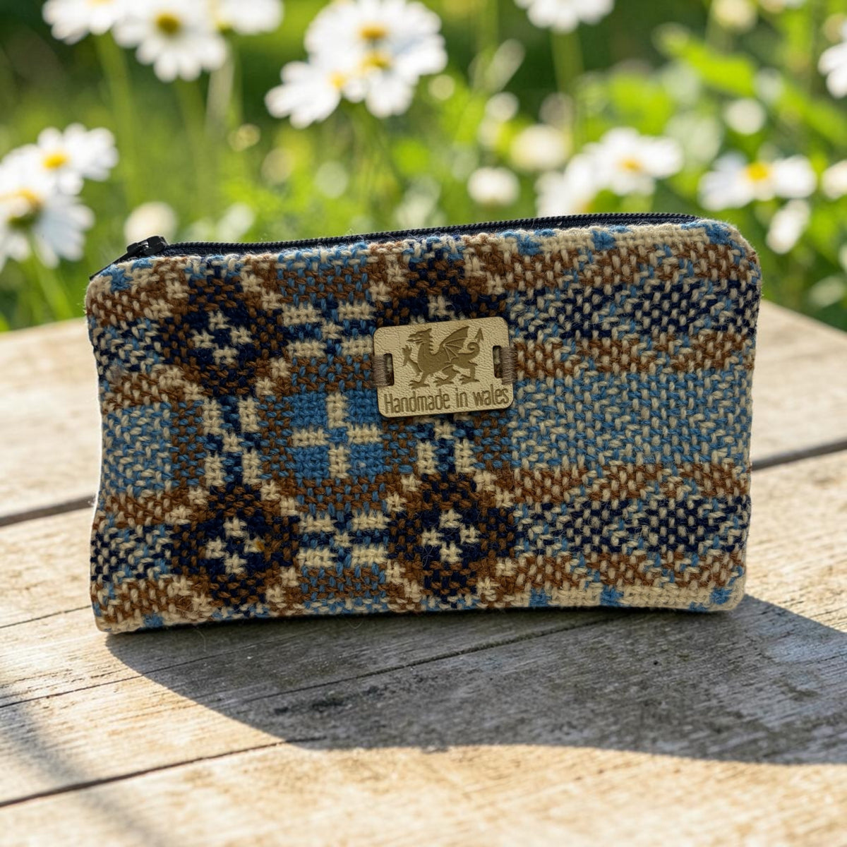 Welsh tapestry zipped glasses case