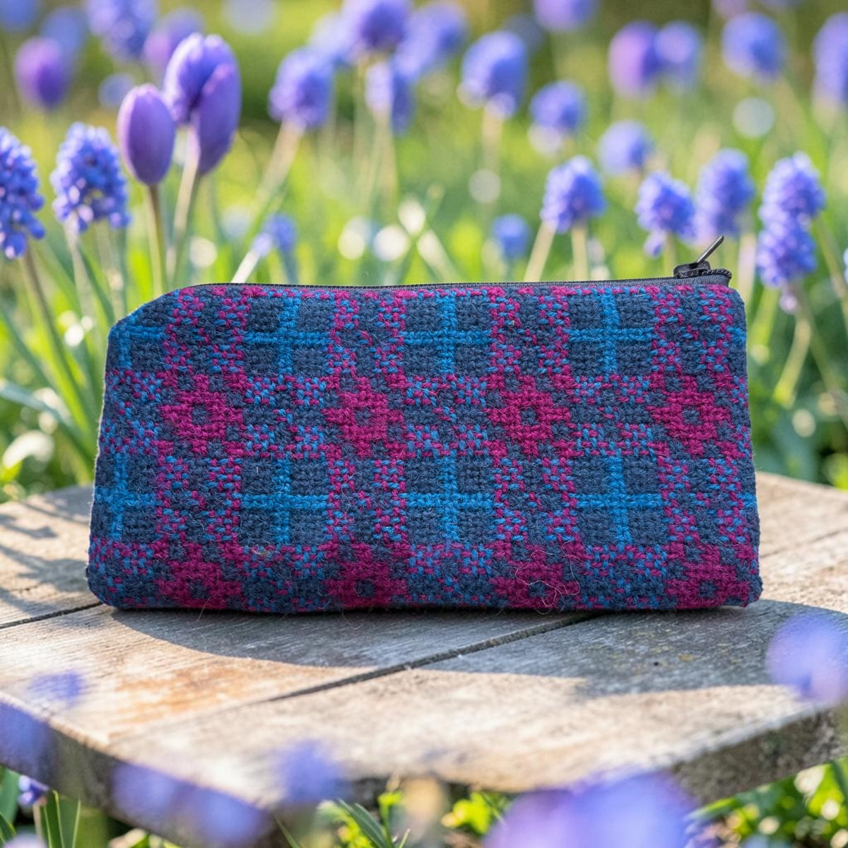Welsh tapestry zipped glasses case