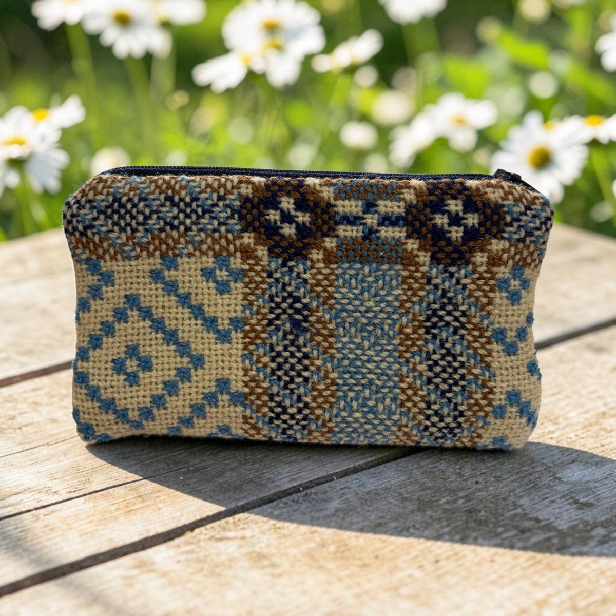 Welsh tapestry zipped glasses case
