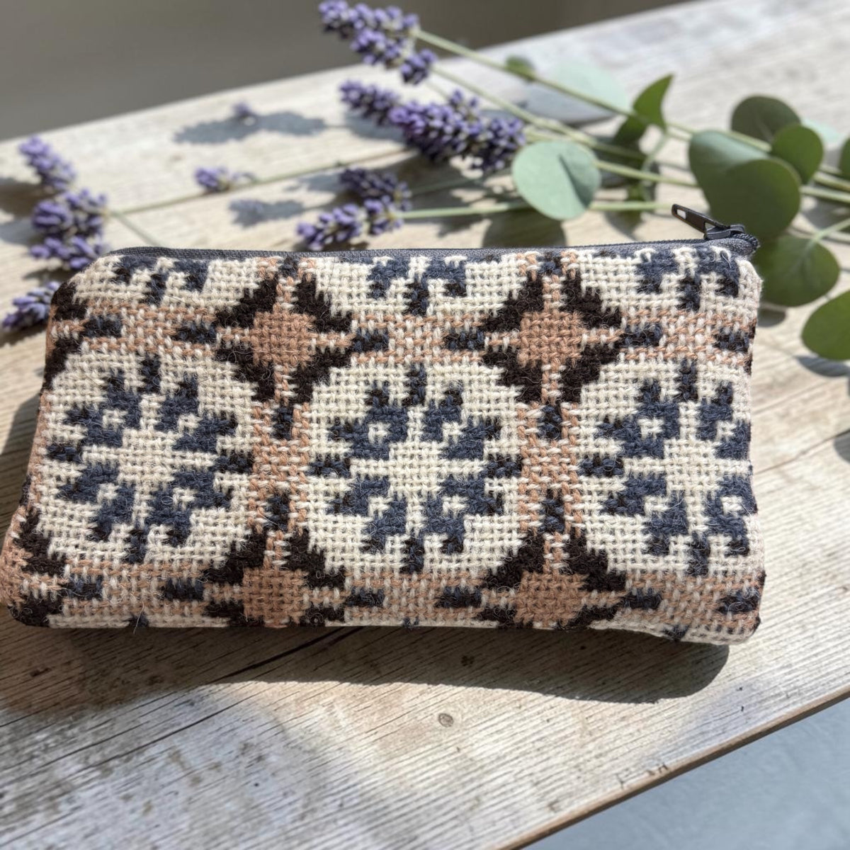 Welsh tapestry zipped glasses case