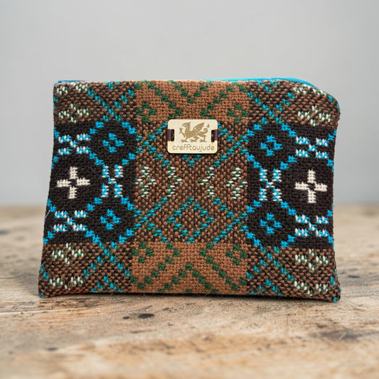 Welsh tapestry large purse